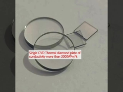 Single CVD Thermal diamond plate of conductivity more than 2000W/m*k