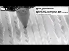 Diamond stylus for record cutting