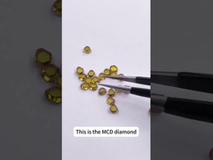 Irregular Hpht Cvd MCD Diamond 111 Orientation Face Surface For Cutting Tools