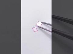 Optical Grade Pink CVD Diamond Plate 3x3x0.5mm Synthetic CVD Lab Grown Diamond