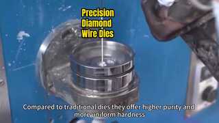 CVD Diamond Dies Precision Wire Manufacturing