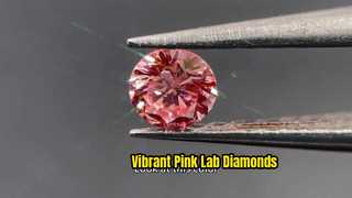 Stunning 1-2ct Loose Pink Lab Diamonds